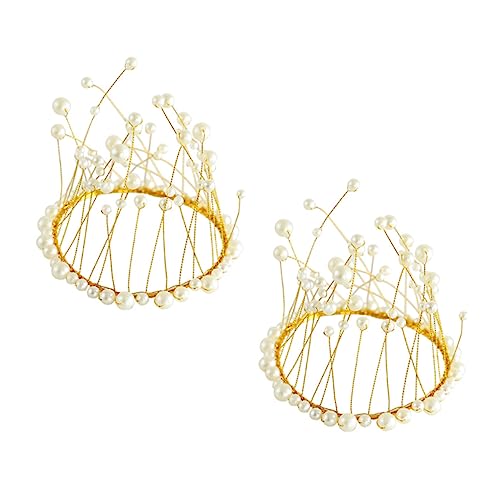 INOOMP 1 Satz Kuchendekoration Ornamente Hübscher Tortenaufsatz Dekorationen Topper Für Kuchen Große Perle Tiara Kronprinzessin Thema Taufe Geburtstag Ornamente Für Kuchen Hochzeit 2 Stück INOOMP 1 Satz Kuchendekoration Ornamente Hübscher Tortenaufsatz Dekorationen Topper Für Kuchen Große Perle Tiara Kronprinzessin Thema Taufe Geburtstag Ornamente Für Kuchen Hochzeit 2 Stück von INOOMP