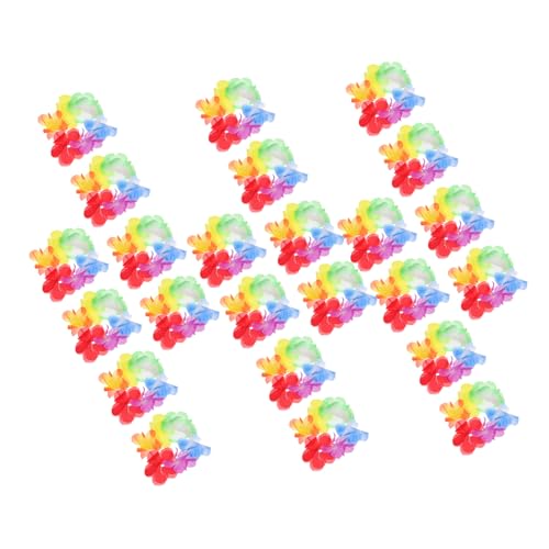 INOOMP 10 Paare Handgefertigte Hawaii Armbänder aus Elastischen Luau Leis Bunte Blumenschmuck Wristbands für Frauen Festival Partyzubehör Bequeme Passform für Tropische Events INOOMP 10 Paare Handgefertigte Hawaii Armbänder aus Elastischen Luau Leis Bunte Blumenschmuck Wristbands für Frauen Festival Partyzubehör Bequeme Passform für Tropische Events von INOOMP