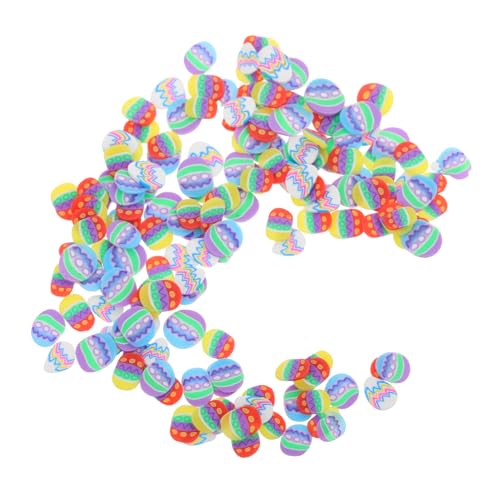 INOOMP 10 Packungen Weiche Osterei-Tonscheiben handgefertigte Anhänger aus Ton DIY Perlen Haarspange Zubehör Perlen Spacer -Perlen für Schmuck Abstandsperlen zum Basteln Polymer-Ton INOOMP 10 Packungen Weiche Osterei-Tonscheiben handgefertigte Anhänger aus Ton DIY Perlen Haarspange Zubehör Perlen Spacer -Perlen für Schmuck Abstandsperlen zum Basteln Polymer-Ton von INOOMP
