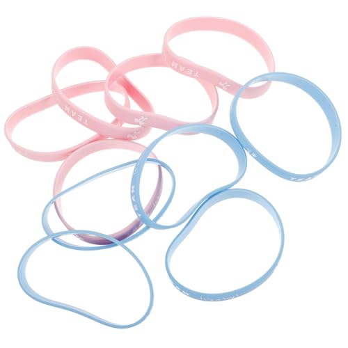 INOOMP 10 Stück Geschlecht offenbaren Armband Geschlecht enthüllen Armbänder Jungen-Babypartybevorzugungen Gastgeschenke für Jungen Team-Armbänder Babyparty-Preise Kieselgel INOOMP 10 Stück Geschlecht offenbaren Armband Geschlecht enthüllen Armbänder Jungen-Babypartybevorzugungen Gastgeschenke für Jungen Team-Armbänder Babyparty-Preise Kieselgel von INOOMP