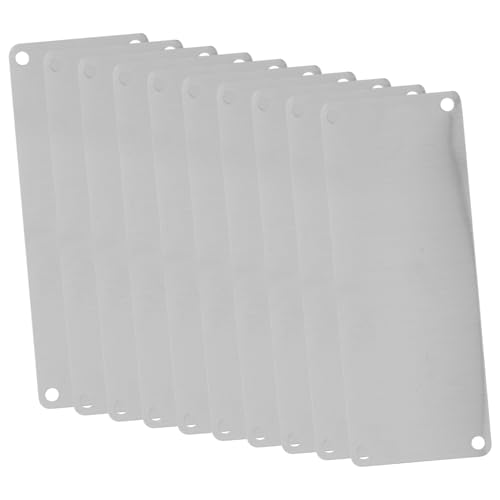INOOMP 10 Stück Namensschilder Leere Beschriftungsschildplatten für Diy mit Löchern für Türen Kreative Projekte INOOMP 10 Stück Namensschilder Leere Beschriftungsschildplatten für Diy mit Löchern für Türen Kreative Projekte von INOOMP