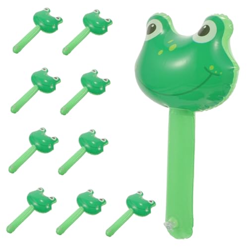 INOOMP 10 Stück Teiliges Aufblasbares Glocke Cartoon frosch motiv Sicher Reißfest für Geburtstagsfeiern Pool Strandpartys Lustiges INOOMP 10 Stück Teiliges Aufblasbares Glocke Cartoon frosch motiv Sicher Reißfest für Geburtstagsfeiern Pool Strandpartys Lustiges von INOOMP