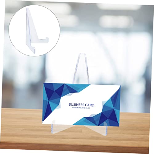 INOOMP 10 Stück Teiliges Transparentes Kunststoff staffelei Vielseitiger Kartenhalter und Münzständer Stabiler Bild Dekorationshalter für Büro Zuhause und Ausstellungen INOOMP 10 Stück Teiliges Transparentes Kunststoff staffelei Vielseitiger Kartenhalter und Münzständer Stabiler Bild Dekorationshalter für Büro Zuhause und Ausstellungen von INOOMP