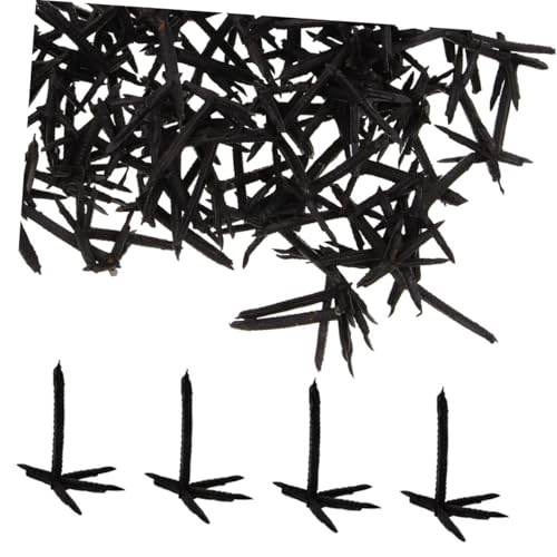 INOOMP 100 Stück Kunststoff Krähenkrallen Realistische Vogel Füße für DIY Bastelprojekte Robuste Zubehörteile für Halloween Deko für Vogelfiguren und Stofftiere von INOOMP