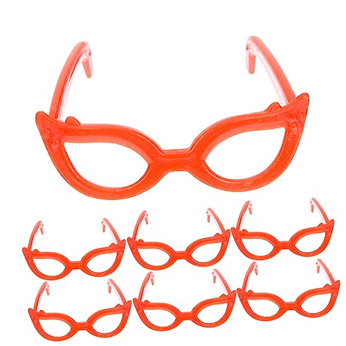 INOOMP 100 Stück Mini-brillenspielzeug Zubehör Puppenbrille Für Puppen Sonnenbrillen Schnapsgläser Mini-gläser Zum Basteln Brille Spielzeugbrille Rot Plastik INOOMP 100 Stück Mini-brillenspielzeug Zubehör Puppenbrille Für Puppen Sonnenbrillen Schnapsgläser Mini-gläser Zum Basteln Brille Spielzeugbrille Rot Plastik von INOOMP