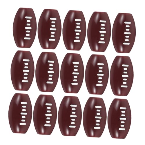 INOOMP 100 Stück Rugby-Perlen Schmuckperlen Fußballperlen für Armbänder Sportbälle Schmuck Sportballkugeln aus Acryl Sport lose Perlen Acrylperlen selber machen Dark Brown INOOMP 100 Stück Rugby-Perlen Schmuckperlen Fußballperlen für Armbänder Sportbälle Schmuck Sportballkugeln aus Acryl Sport lose Perlen Acrylperlen selber machen Dark Brown von INOOMP