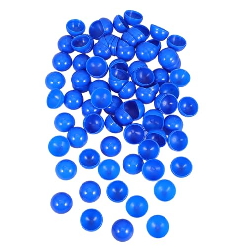 INOOMP 100 Stück Teiliges Öffnungsbare Bälle aus Wiederverwendbarem PVC Leichte Raffle Kugeln mit Glatter Oberfläche für Partyspiele Gewinnaktionen und Festveranstaltungen von INOOMP