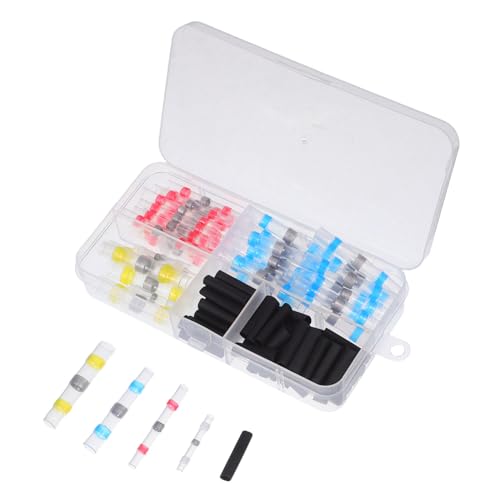 INOOMP 102 Stück Schrumpf-stoßverbinder, Wasserdichte, Isolierte Elektrische Klemmen, Schrumpf-lötdrahtverbinder Für Boots-, Lkw- Und Elektrische Projekte Im Freien INOOMP 102 Stück Schrumpf-stoßverbinder, Wasserdichte, Isolierte Elektrische Klemmen, Schrumpf-lötdrahtverbinder Für Boots-, Lkw- Und Elektrische Projekte Im Freien von INOOMP