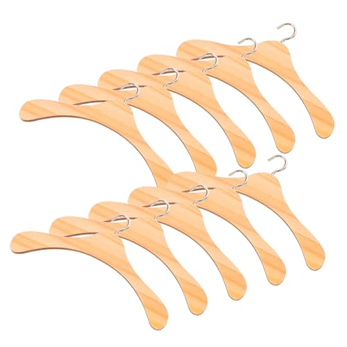 INOOMP 10stücke Holz Kleiderbügel Für Bjd Puppen Puppenaccessoires Zum Aufhängen Von Kleidung Praktisches Zubehör Für Puppenhäuser Und Spielzimmer INOOMP 10stücke Holz Kleiderbügel Für Bjd Puppen Puppenaccessoires Zum Aufhängen Von Kleidung Praktisches Zubehör Für Puppenhäuser Und Spielzimmer von INOOMP