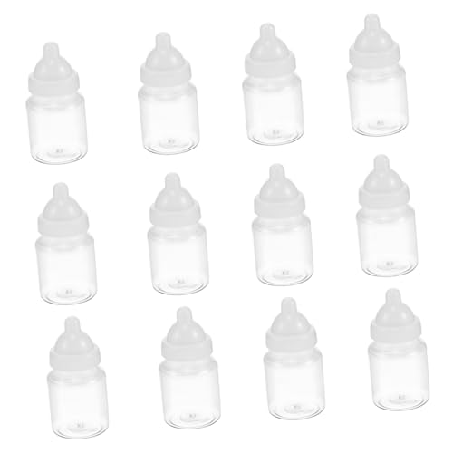 INOOMP 12 Stück Flaschenförmige Süßigkeitenboxen Wiederverwendbare Candy Verpackung für Shower und Transparente Geschenkboxen für Party Gastgeschenke von INOOMP
