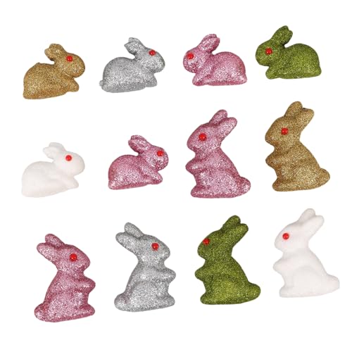 INOOMP 12 Stück Kaninchen-verzierung Osterpartydekorationen Tischmittelstücke Osterpartyzubehör Zubehör Für Die Osterparty Glitzer Hase Tischdekoration Zu Ostern Schaum INOOMP 12 Stück Kaninchen-verzierung Osterpartydekorationen Tischmittelstücke Osterpartyzubehör Zubehör Für Die Osterparty Glitzer Hase Tischdekoration Zu Ostern Schaum von INOOMP