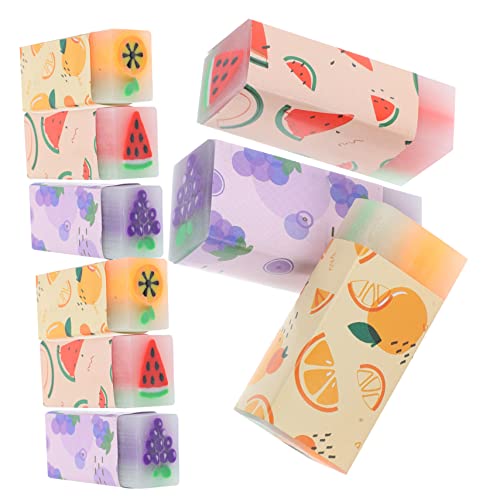 INOOMP 12Stücke Cartoon Obst Radiergummis für Lustige Fruchtgummis Bunten Designs als Schulbedarf und Sicher für Kleine Hände INOOMP 12Stücke Cartoon Obst Radiergummis für Lustige Fruchtgummis Bunten Designs als Schulbedarf und Sicher für Kleine Hände von INOOMP