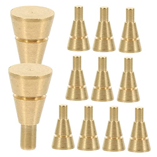 INOOMP 12stücke Miniatur Möbelgriffe Für Puppenhäuser Runde Ersatzgriffe Für Miniatur-kommoden Und Kreative Dekoration Für Sammler von INOOMP