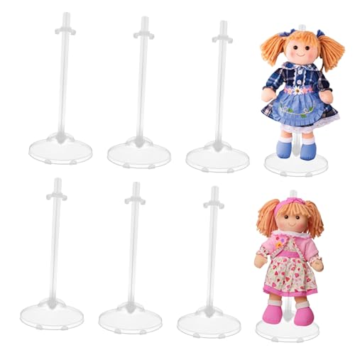 INOOMP 15 Stück Puppenständer Figure Stand puppenzubehör Tischdekoration transparenter Figurenständer Puppenhaus Miniaturen Zubehör Puppenhalteständer Puppenhalterung Plastik INOOMP 15 Stück Puppenständer Figure Stand puppenzubehör Tischdekoration transparenter Figurenständer Puppenhaus Miniaturen Zubehör Puppenhalteständer Puppenhalterung Plastik von INOOMP