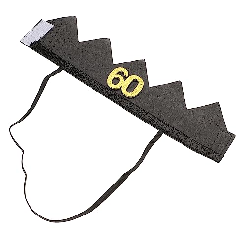 INOOMP 1Stück Schwarze und Goldene Krone Geburtstagshut Eleganter Partyhut für Geburtstagsfeier Glänzendes Design Dekorative Partyversorgung für Erwachsene Unvergessliche INOOMP 1Stück Schwarze und Goldene Krone Geburtstagshut Eleganter Partyhut für Geburtstagsfeier Glänzendes Design Dekorative Partyversorgung für Erwachsene Unvergessliche von INOOMP