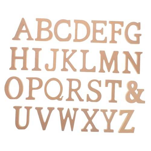 INOOMP 1satz Unbemalten Holzbuchstaben Buchstaben Für Kreative Wohnkultur Individuell Gestaltbare Holzbuchstaben Für Dekoration Bastelprojekte Und Kinderzimmergestaltung INOOMP 1satz Unbemalten Holzbuchstaben Buchstaben Für Kreative Wohnkultur Individuell Gestaltbare Holzbuchstaben Für Dekoration Bastelprojekte Und Kinderzimmergestaltung von INOOMP