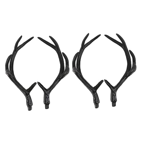 INOOMP 2 Paare Kunststoff Dekorative Hirschgeweihe für Diy Kopfschmuck Realistische Rehgeweihe für Weihnachten und Halloween für Bastelprojekte und Partydekorationen INOOMP 2 Paare Kunststoff Dekorative Hirschgeweihe für Diy Kopfschmuck Realistische Rehgeweihe für Weihnachten und Halloween für Bastelprojekte und Partydekorationen von INOOMP