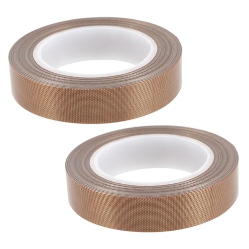 INOOMP 2 Rollen Ptfe Klebeband Hitzebeständig Isolierband für Hand Vakuumierer Dichtungsband Selbstklebend Schutz vor Kleben und Beschädigung für Versiegelung und Elektrik von INOOMP