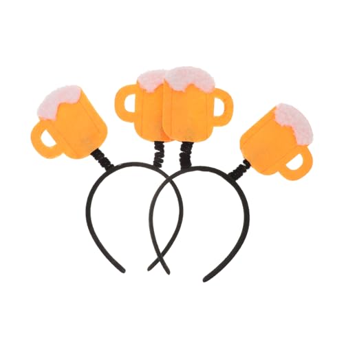 INOOMP 2 Stk. Bier Party Stirnband Leichtes Haarreif mit Bierkrug Design Lustiges Party Kopfschmuck für Karneval Halloween und Festival Komfortabel und Dekorativ INOOMP 2 Stk. Bier Party Stirnband Leichtes Haarreif mit Bierkrug Design Lustiges Party Kopfschmuck für Karneval Halloween und Festival Komfortabel und Dekorativ von INOOMP