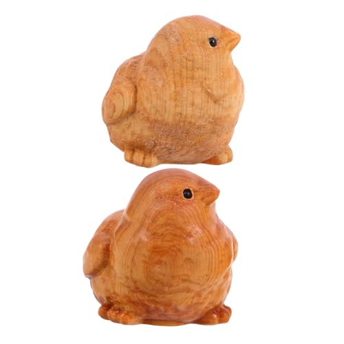INOOMP 2 Stück Holzschnitzerei Handwerk Mini-Simulationshuhn Ostern DIY Handwerk handgefertigte Ornamente Hühnchen-Tischdekoration Osterei DIY Handwerk Rattan Khaki INOOMP 2 Stück Holzschnitzerei Handwerk Mini-Simulationshuhn Ostern DIY Handwerk handgefertigte Ornamente Hühnchen-Tischdekoration Osterei DIY Handwerk Rattan Khaki von INOOMP