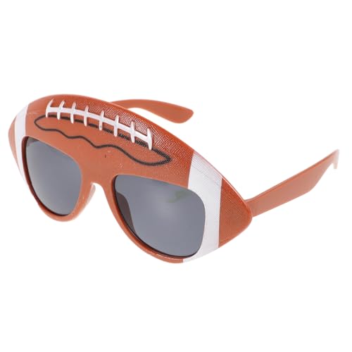 INOOMP 2 Stück Rugby-brille Neuheit Geburtstagsbrille Partydekorationen Geburtstagsbrille Requisite Weihnachtsfeierbrille Brillen Aus Papier Fußballparty Bevorzugt Plastik von INOOMP