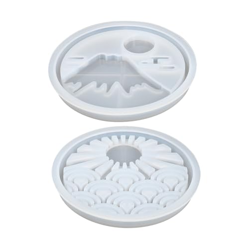 INOOMP 2 Stück Silikonform DIY Epoxidharz Untersetzer Gießform Wasserdichter Cup Pad Mold Kompakt Leicht Zu Reinigen Für Kreative Bastelprojekte INOOMP 2 Stück Silikonform DIY Epoxidharz Untersetzer Gießform Wasserdichter Cup Pad Mold Kompakt Leicht Zu Reinigen Für Kreative Bastelprojekte von INOOMP