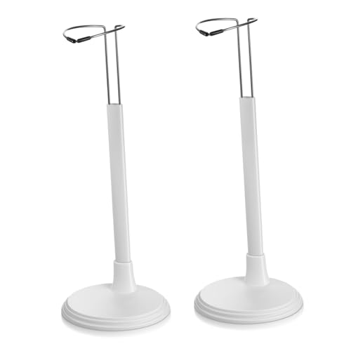 INOOMP 2 Stück Stützrahmen für Puppen Zubehör Figur Steht zusätzliche Puppe Puppenhalter Kaiser klein doll Accessories puppenständer Lagerregal kreativer Puppenstand Weiß von INOOMP