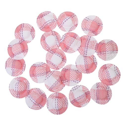 INOOMP 20 Stück Puppe Strohhut Mini-Hut Gewebte Kind winzig Handwerk Rosa exquisites Hutdekor Miniatur-Arbeiterpuppenhüte Strohhüte für DIY Puppenhüte basteln Kleiner Hut DIY stütze Stoff INOOMP 20 Stück Puppe Strohhut Mini-Hut Gewebte Kind winzig Handwerk Rosa exquisites Hutdekor Miniatur-Arbeiterpuppenhüte Strohhüte für DIY Puppenhüte basteln Kleiner Hut DIY stütze Stoff von INOOMP