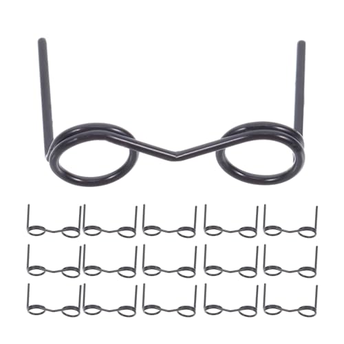 INOOMP 20 Stück Puppenbrillen Miniaturbrillen Puppenbrillen Puppen Anzieh Requisiten Stilvolle Brillen Requisiten Winzige Brillenrahmen Umrandete Puppen Sonnenbrillen Puppen von INOOMP