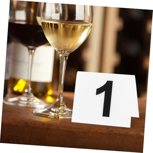 INOOMP 20 Stück Teiliges Acryl Tischnummernschilder Doppelseitig Wendbar Wiederverwendbar für Restaurant Bar Kompakt Lesbar INOOMP 20 Stück Teiliges Acryl Tischnummernschilder Doppelseitig Wendbar Wiederverwendbar für Restaurant Bar Kompakt Lesbar von INOOMP