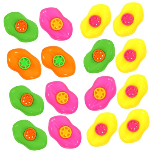 INOOMP 20 Stück pfeifen jubeln lustige Neuheit Kazoos geschirrset Set outdoor für Krachmacher Pfeifenspielzeug Green von INOOMP