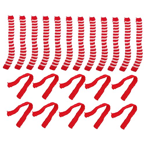 INOOMP 20Stücke Mini Wollschals und Puppenschals für Kreative Deko und für Spielzeugfiguren und Festliche Anlässe INOOMP 20Stücke Mini Wollschals und Puppenschals für Kreative Deko und für Spielzeugfiguren und Festliche Anlässe von INOOMP