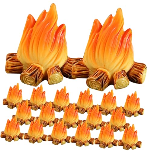 INOOMP 24 Stück Feuerdekorationsornamente Dekorationen Party im Freien vorgeben ästhetisch Miniatur Lagerfeuer Miniatur-Lagerfeuer aus Harz Künstliches Lagerfeuer aus Kunstharz INOOMP 24 Stück Feuerdekorationsornamente Dekorationen Party im Freien vorgeben ästhetisch Miniatur Lagerfeuer Miniatur-Lagerfeuer aus Harz Künstliches Lagerfeuer aus Kunstharz von INOOMP