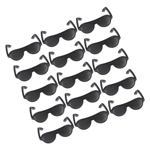 INOOMP 24 Stück Mini -Sonnenbrille Zubehör Mini-Sonnenbrille winzige Brille klein Puppenbrillen mädchen Puppe Brille Puppensonnenbrille lustige Brillenspielzeuge Schwarz INOOMP 24 Stück Mini -Sonnenbrille Zubehör Mini-Sonnenbrille winzige Brille klein Puppenbrillen mädchen Puppe Brille Puppensonnenbrille lustige Brillenspielzeuge Schwarz von INOOMP
