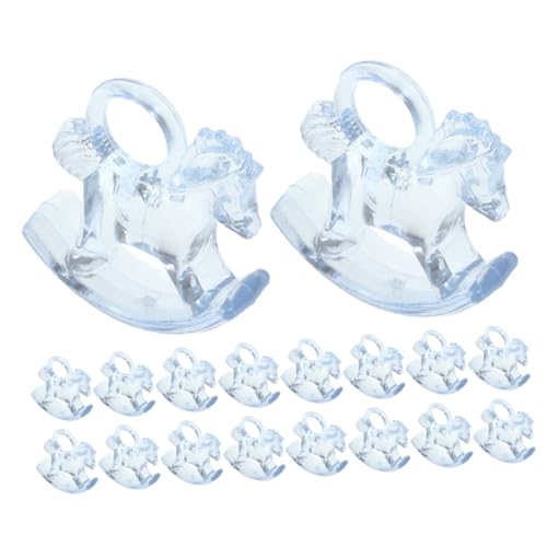 INOOMP 24 Teilige Babyparty Spiele Für Jungen Mini Babys Für Babyparty Spiel Pferdeparty Dekorationen Mini Schnuller Babyparty Spiel Mini Einhorn Figuren Schnullerjagd von INOOMP