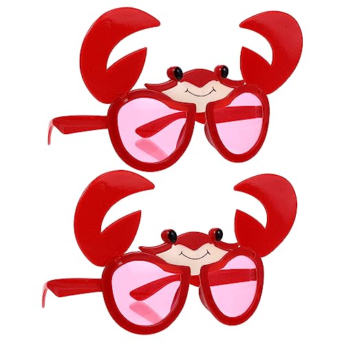 INOOMP 2Stücke Krabbenbrille Lustige Hawaii Partybrille für Kostümpartys Karneval Halloween und Wacky Sonnenbrillen Requisiten für Erwachsene Fotos und Feiern INOOMP 2Stücke Krabbenbrille Lustige Hawaii Partybrille für Kostümpartys Karneval Halloween und Wacky Sonnenbrillen Requisiten für Erwachsene Fotos und Feiern von INOOMP