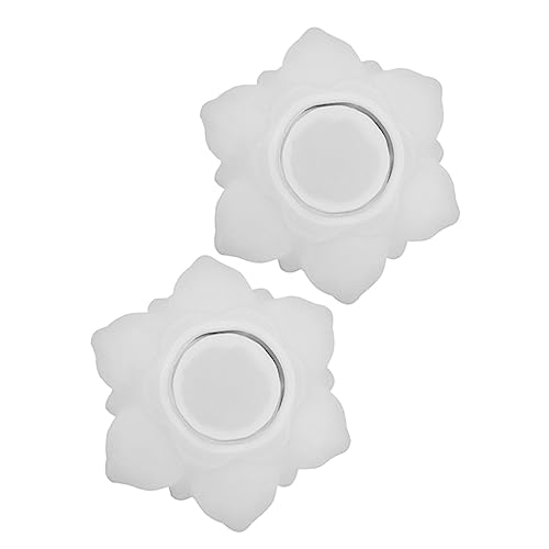INOOMP 2Stücke Lotusförmige Kerzenhalter Silikonformen Vielseitige Gießformen für DIY Kerzenständer Aufbewahrungsplatten und Schmuckkästchen Flexible und Glatte Silikonmaterialien INOOMP 2Stücke Lotusförmige Kerzenhalter Silikonformen Vielseitige Gießformen für DIY Kerzenständer Aufbewahrungsplatten und Schmuckkästchen Flexible und Glatte Silikonmaterialien von INOOMP