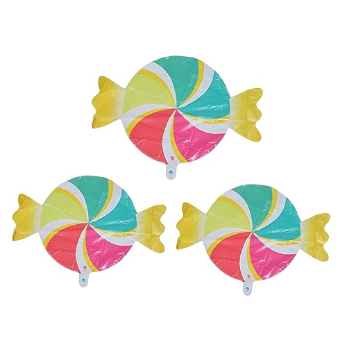 INOOMP 3 Stück Ballons pielzeug Party Requisiten farbig erste Aluminiumfolienballons Ballonspielzeug Geburtstagsballons aus Aluminium Colorful INOOMP 3 Stück Ballons pielzeug Party Requisiten farbig erste Aluminiumfolienballons Ballonspielzeug Geburtstagsballons aus Aluminium Colorful von INOOMP