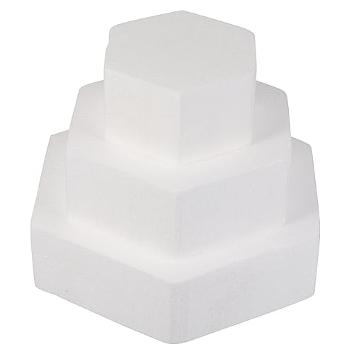 INOOMP 3 Stück Teiliges Kuchenform für Geburtstagstorten Dummy Dekorationsmold für Kreative Tortengestaltung Wiederverwendbar für Fotorequisiten und DIY Projekte INOOMP 3 Stück Teiliges Kuchenform für Geburtstagstorten Dummy Dekorationsmold für Kreative Tortengestaltung Wiederverwendbar für Fotorequisiten und DIY Projekte von INOOMP
