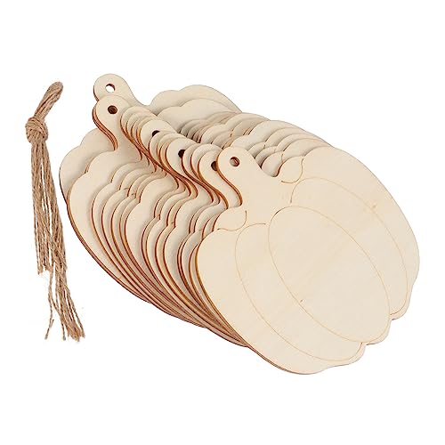 INOOMP 30 Stück Holz Kürbis Ausschnitte Unlackierte Holzscheiben für Diy Projekte für Halloween Dekoration und Kreative Bastelarbeiten INOOMP 30 Stück Holz Kürbis Ausschnitte Unlackierte Holzscheiben für Diy Projekte für Halloween Dekoration und Kreative Bastelarbeiten von INOOMP