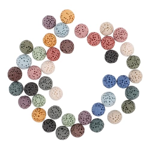 INOOMP 39 Stück Teiliges Natürliche Lava Duftöl Diffuser Perlen Rund ohne Langlebige Ätherische Öl Aromatherapie Steine für Auto Aromaverbreitung Wiederverwendbar Natürliche Lavasteine INOOMP 39 Stück Teiliges Natürliche Lava Duftöl Diffuser Perlen Rund ohne Langlebige Ätherische Öl Aromatherapie Steine für Auto Aromaverbreitung Wiederverwendbar Natürliche Lavasteine von INOOMP