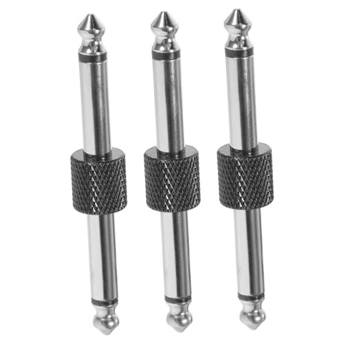 INOOMP 3Stücke Pack Gitarren Pedaladapter Klinkenstecker für Stabile für Gitarren und Keyboard Pedalboards Langlebig und Zuverlässig von INOOMP