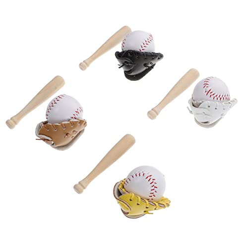 INOOMP 4 Sätze Baseball Schlüsselanhänger Set Teiliges Set mit Dekorativen Baseball Modellen für Schlüssel Handys und Taschen Geschenkidee INOOMP 4 Sätze Baseball Schlüsselanhänger Set Teiliges Set mit Dekorativen Baseball Modellen für Schlüssel Handys und Taschen Geschenkidee von INOOMP