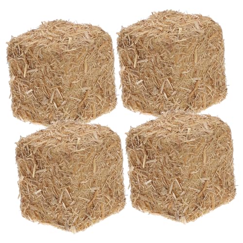INOOMP 4 Stück Heuhaufen-Modell Heuballen vom Bauernhof im Freien Heuballen- ästhetisch Bauernhaus winzig tischdeko Kleine Heuballendekoration für den Tisch Mini Heu Holz Light Brown INOOMP 4 Stück Heuhaufen-Modell Heuballen vom Bauernhof im Freien Heuballen- ästhetisch Bauernhaus winzig tischdeko Kleine Heuballendekoration für den Tisch Mini Heu Holz Light Brown von INOOMP