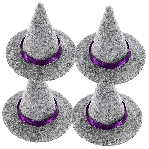INOOMP 4 Stück Miniatur Hexenhüte Dekorative Hüte für Halloween Party Weinflaschen Dekoration und Diy Bastelprojekte für Festlichkeiten und Kreative Gestaltung INOOMP 4 Stück Miniatur Hexenhüte Dekorative Hüte für Halloween Party Weinflaschen Dekoration und Diy Bastelprojekte für Festlichkeiten und Kreative Gestaltung von INOOMP