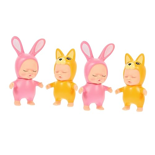 INOOMP 4 Stück Schlafende Babykuchendekoration Topper Dekorationen schlafendes kuchenverzierungen Party Puppenfiguren kleine Figuren Kuchen verzieren Kuchendekoration für Mädchen PVC INOOMP 4 Stück Schlafende Babykuchendekoration Topper Dekorationen schlafendes kuchenverzierungen Party Puppenfiguren kleine Figuren Kuchen verzieren Kuchendekoration für Mädchen PVC von INOOMP