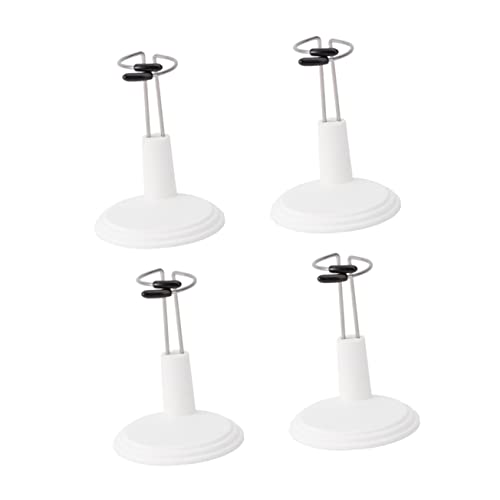 INOOMP 4 Stück Stützrahmen für Puppen doll Accessories Puppenständer Puppenpräsentation Zubehör für Puppenhäuser Puppeninhaber Stehen Steht für Anzeige Puppe Steht zur Anzeige Weiß von INOOMP
