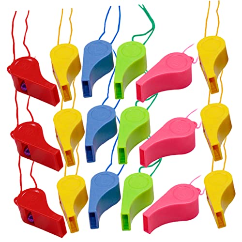 INOOMP 48 Stück Pfeifen Sport Schiedsrichter Basketballpfeifen Fußball Pfeift Pfeife Zum Training Farbige Pfeife Pfeifen Mit Lanyard Pfeife Mit Seil Lehrerpfeife Plastik INOOMP 48 Stück Pfeifen Sport Schiedsrichter Basketballpfeifen Fußball Pfeift Pfeife Zum Training Farbige Pfeife Pfeifen Mit Lanyard Pfeife Mit Seil Lehrerpfeife Plastik von INOOMP