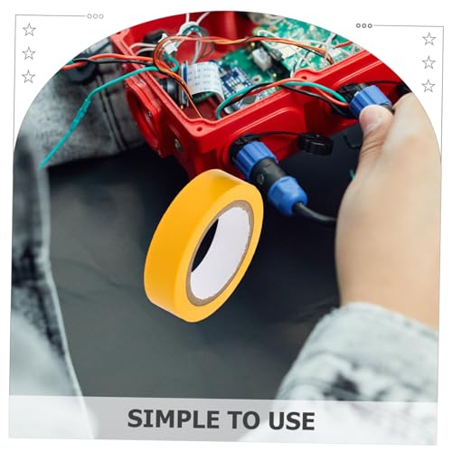 INOOMP 5 Rollen Teiliges Farbiges PVC Isolierband Elektrisches Klebeband mit Hoher Klebekraft Hitzebeständiges Wasserdichtes Elektro Isolierband für Innenbereich Kabelmanagement und INOOMP 5 Rollen Teiliges Farbiges PVC Isolierband Elektrisches Klebeband mit Hoher Klebekraft Hitzebeständiges Wasserdichtes Elektro Isolierband für Innenbereich Kabelmanagement und von INOOMP
