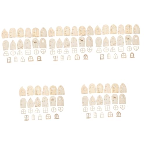 INOOMP 5 Sätze Diy Garden Door Kit Unbemalt Party Feentür-kit Miniatur Baum Hängende Feenhafte Türdekoration Zubehör Für Feenhäuser Fairys Türen Sperrholz Khaki 96 Stück * 5 INOOMP 5 Sätze Diy Garden Door Kit Unbemalt Party Feentür-kit Miniatur Baum Hängende Feenhafte Türdekoration Zubehör Für Feenhäuser Fairys Türen Sperrholz Khaki 96 Stück * 5 von INOOMP